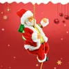 Papai Noel Transfronteiriço Escalar Contas Brinquedo Elétrico Escada Única de Escalada Escada Dupla de Escalada Chaminé Balançar o Traseiro Contas de Escalada Papai Noel