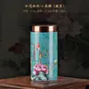 Lata de Té de Cerámica Esmaltada Portátil Pequeña Mini Almacenamiento de Viaje Lata Sellada Lata de Té para el Hogar Souvenir