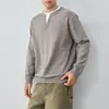 Suéter para Hombre Mo Mai Ke Alta Inteligencia Estilo Bloque de Color Cuello Otoño 2026 Nuevo Estilo Falso Dos Piezas Tejido para Hombre 22343.