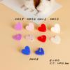 Outono e inverno geométrico amor pequenas flores trapezoidal acrílico DIY Joias Artesanais brincos brincos acessórios material