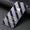 Película templada de colores para teléfono móvil adecuada para iPhone 18, Apple 17 Pro Max, patrón de borde en forma de diamante 16 15 14