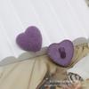 Amor Flocado Botón Suéter de Cachemira Ropa Acolchada de Algodón Hebilla Decorativa Botón de Piel de Alta Gama Ropa Accesorios Combinables Accesorios de Botón