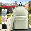 Mochila Sencilla de Tela Oxford Unisex para Portátil para el Campus, Viajes Diarios, Almacenamiento, Trabajo, Viaje