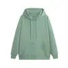 Moletom com Capuz de Lã Cor Sólida Nova Tendência Outono e Inverno Unissex Casal Solto Casual Versátil Jaqueta Hoodie