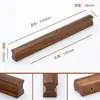 Manijas de Madera de Nogal, Gabinetes de Cajones de Madera Maciza, Puertas de Gabinete de Madera, Manijas de Armario de Madera Natural, Gabinetes de Madera, Minimalista Estilo Japonés
