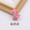 Acessórios de resina vermelha para internet faça você mesmo anel de cabelo feito à mão grampo de cabelo capa de telefone dinossauro urso menina joias patch material