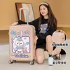 Maleta de Equipaje Femenina con Dibujos Animados de 20 Pulgadas 24 Pulgadas 26 Ruedas Universales Caja con Contraseña 26 Maleta Duradera y Resistente Maleta de Viaje