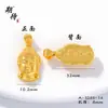 Collar Cabeza de Buda Grande Sha Jin Yongbao Ping An Vietnamita de Larga Duración Cadena Clavicular Ajustable DIY Joyería de Cadena de Lana