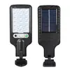Nova luz de rua solar transfronteiriça com indução de corpo humano, à prova d'água para exterior, com controle remoto, luz para parede de pátio, luz de jardim/garagem COB