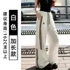 Calça esportiva de trabalho listrada de secagem rápida estilo americano para mulheres, estilo fino de verão, novo modelo 2026, cintura elástica com cordão, calça larga solta