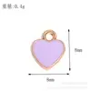 Mezcla de 30 Colgantes de Aleación Morada Forma de Gota de Aceite Corona Estrellas Corazón Nubes Accesorios para Colgantes de Pulsera DIY Venta al por Mayor