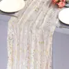 Nuevo Camino de Mesa Negro y Dorado con Purpurina Transfronterizo 2026 para Bodas, Baby Showers, Fiestas de Cumpleaños y Decoraciones de Mesa