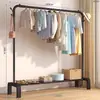 Cabideiro Simples de Chão para Quarto de Casa, Varal Retrátil Interno, Cabide, Varal de Varanda, Doméstico