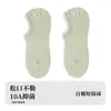 Calcetines Sin Costuras de Algodón Peinado para Mujer, Calcetines de Tobillo Finos de Algodón Puro para Verano, Antideslizantes, Invisibles de Corte Bajo