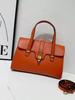 Bolsa Feminina Transversal Portátil Fashionável Versátil com Fecho de Ombro 2025 Primavera Nova Lazer Comércio Exterior Transfronteiriço Almofada