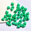 Cuentas acrílicas con forma de corazón de 10 mm con agujeros verticales, accesorios de joyería para bricolaje, cuentas luminosas con forma de corazón.