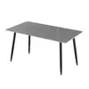 Mesa de Jantar de Ardósia de Luxo Nórdico para Casa Apartamento Pequeno Moderna Simples Fornecedor Direto Fábrica Vários Tamanhos de Mesa