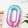 Ins Globo Digital de Aluminio con Película de Cielo Estrellado Soñador de 40 pulgadas Decoración de Escena para Fiesta de Primer Año de Bebé de Niños
