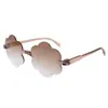 Gafas de Sol Cross-Border Fashion Cloud Lente Única Personalizadas Creativas Hechas a Medida Gafas de Sol Marinas 134-99