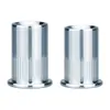 Tuerca Remache de Cabeza Plana de Zinc Azul y Blanco Patrón Vertical M3-M12 Pulgada Pasante Moleteada Tuerca Remache Antiaflojamiento 5/32-32*6H