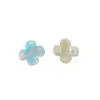 Gradiente Fresco Sensación de Pintura al Óleo Trébol de Cuatro Hojas Adorno Acrílico Pegatina DIY Arete Pendiente Accesorios para el Cabello Pinzas para el Cabello Accesorios