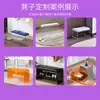 Banco Largo de Acrílico con Onda de Agua de Lujo Ligero Transfronterizo Silla de Comedor Transparente Simple Silla Larga para Cambiar Zapatos en la Puerta Banco al Pie de la Cama