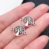Conector transfronterizo de plantas y animales, hueco geométrico, mariposa, hoja, copo de nieve, flor de palma, accesorios de joyería