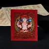 Thangka Pura e Pintado à Mão de Xizang e Nepal, Doze Signos do Zodíaco, Oito Divindades Guardiãs, Núcleo de Cartão 3.5*4.5, Ano do Zodíaco