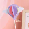 Color tridimensional globo de aire caliente nube decoración para pastel plug-in creativo caricatura cumpleaños infantil horneado mesa de postres plug-in