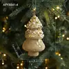 Nuevos Adornos de Bola de Navidad de Espuma Dorada con Purpurina y Lentejuelas para Decoración del Árbol de Navidad