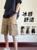 Pantalones Cortos Cargo Multibolsillos para Hombre, Nuevos de Verano 2026, Pantalones Funcionales de Estilo Americano de Moda, Pantalones Cortos Holgados de Pierna Recta hasta la Rodilla
