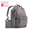 Amazon Hot Selling Grande Capacidade Garrafa Isolamento Térmico Mãe e Bebê Bolsa Moda Impresso Multifuncional Múmia Bolsa com logotipo