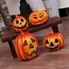 Accesorios de calabaza de Halloween escultura de espuma cara sonriente Cara de Fantasma decoración del festival de fantasmas Modelo de calabaza del centro comercial Castle bar