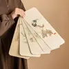 Alfombrilla de Té de Fieltro Minimalista de Verduras Mixtas de Doce Piezas Posavasos para Té Alfombrilla de Té Bandeja de Té Accesorios para Juego de Té Kung Fu Alfombrilla Anticolisión Absorbente de Aislamiento Térmico