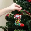 Meia de Natal Plana de Novo Produto Transfronteiriça Pingente Acrílico Chaveiro Acrílico