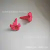 Accesorios de cuentas de flor de trompeta de arcilla suave de colores hechos a mano, flor de campana, flor de plumeria, componentes de joyería hechos a mano mini DIY simulados