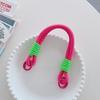 Cordón de pulsera corto para teléfono móvil, personalizado, portátil, con diseño de arcoíris, para hombre y mujer, llavero antipérdida, cadena colgante para teléfono móvil.