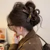 Pinza de Garra de Felpa Otoño e Invierno para Mujer Tacto de Alta Gama 2026 Nuevo Estilo para Cabello Grueso Parte Posterior de la Cabeza Pinza de Tiburón Pasador Accesorios para el Cabello
