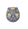Joyería Personalizada Plata Tailandesa 925 Chapado en Oro Cuentas de León Cuentas de Estilo Antiguo Pulsera de Madera de Águila Accesorios de Joyería DIY