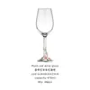 Venta directa del fabricante: Decantador de Cristal, Copa de Gran Capacidad, Copa de Vino Tinto, Alto Valor Estético, Decantador en Forma de U con Esmalte Rosa