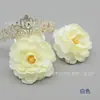 Pintura al Óleo de Flores Artificiales Flor de Loto Retro Accesorios para Pasador de Pelo Tocado Accesorios para Fotografía Material para Caja de Flores Paquete con Flores