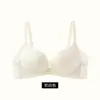 Copa de palma hace que los pechos pequeños parezcan más grandes sujetador de pecho de manga para mujer sin costuras push-up sin copas vacías conjunto de encaje sin cables sujetador