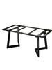 Soporte para pata de mesa de lujo, sencillo y ligero, hecho de tablero de roca de mármol, soporte para mesa de comedor, soporte para pie de mesa de oficina