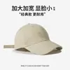 Gorra de Béisbol para Mujer 2026 Nueva Vintage Lavada Cepillada Protección Solar Gorra de Béisbol Estilo Coreano Versátil Circunferencia de Cabeza Grande Gorra de Moda para Mujer