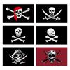 Bandera de Perro Pirata Calavera de Comercio Exterior Tela de Poliéster Impresión Digital Tela de Fondo para Banner Bandera de Hueso Bandera de Calavera Bandera Pirata