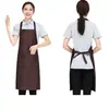 Aventais com Logo Personalizado, Impermeáveis e à Prova de Óleo, Impressos com Texto para Publicidade, Aventais de Trabalho para Supermercados e Restaurantes, Feitos Sob Medida para Uso na Cozinha Doméstica