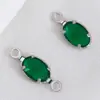 Aço Inoxidável 304 Vidro Colorido Pingentes Multiestilo Acessórios para Joias Artesanais DIY Colar Pulseira Acessórios Criativos