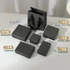 Elegante caja de joyería tipo cajón para pendientes, collares, pulseras y accesorios, caja de regalo de papel para joyería, disponible en pequeñas cantidades