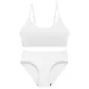 Conjunto de Camisola Base Sin Aros para Mujer, Sin Marcas, Tallas Grandes, Acolchado, Sexy, Ropa Interior para Dormir Boca Abajo, Delgada