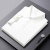 Camiseta de Manga Corta de Color Sólido Estilo Simple para Combinar con Todo Camisa Polo para Hombre Verano Transpirable Absorbente de Sudor Negocios Casual Camiseta con Cuello
